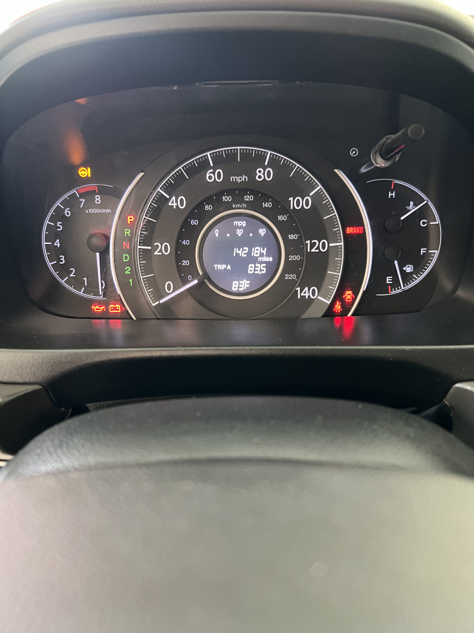 2012 HONDA CRV EX - C6116